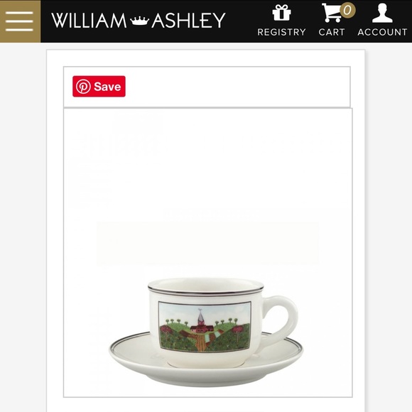 Villeroy & Boch Naïf Teacup & Saucer set - Picture 2 of 2